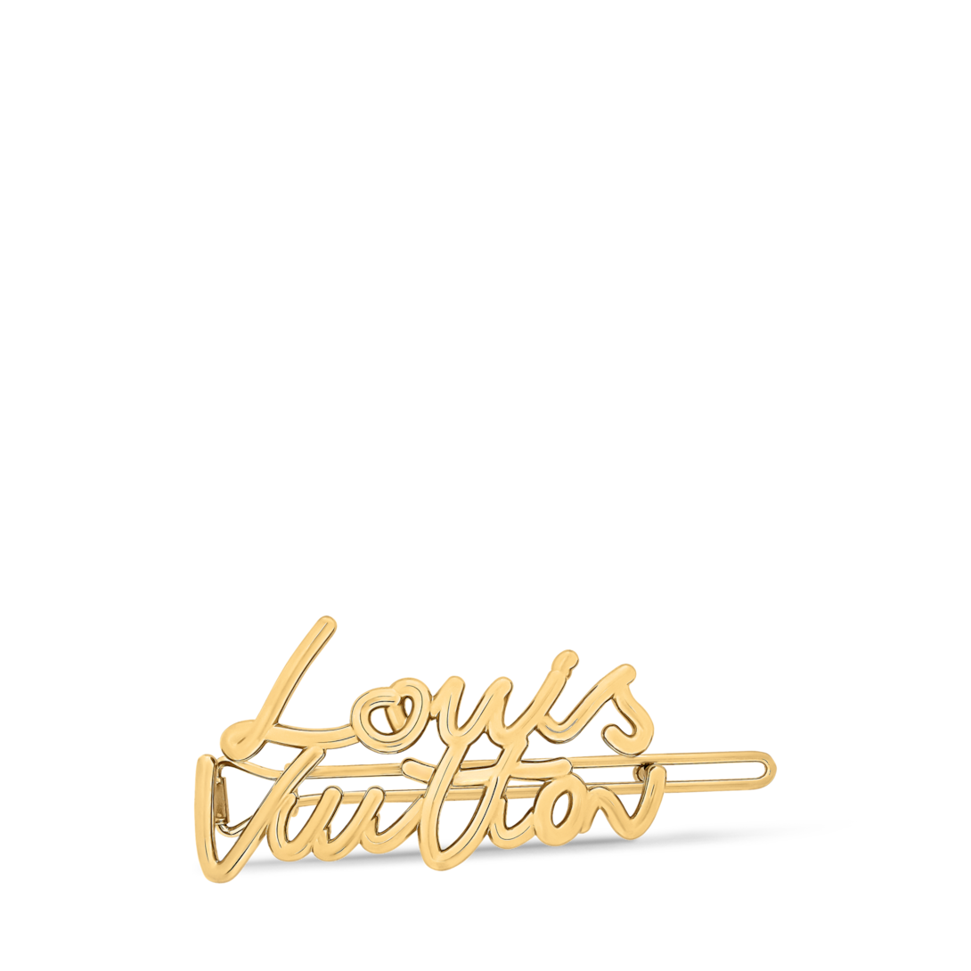 LV Script Barrette S00 - Women - Accessories | LOUIS VUITTON ®
